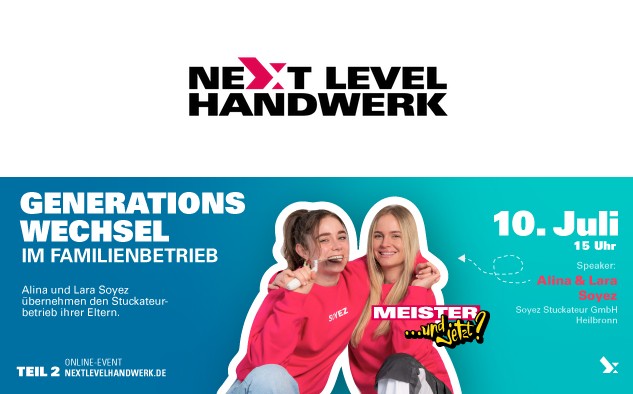 100 Next Level Handwerk Generationswechsel Im Familienbetrieb Onlinetermin 10072026 360529